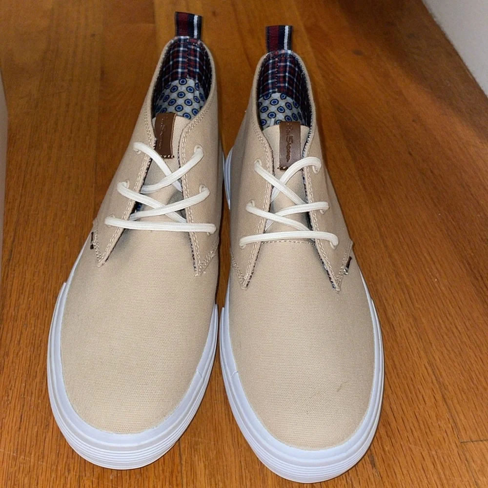 NWT Ben Sherman Bristol Chukka in Tan Cotton - Picture 11 of 12